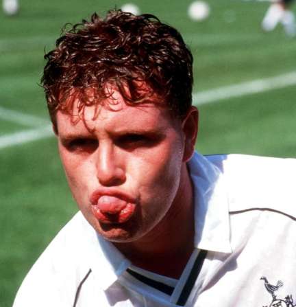 Gascoigne se représente lui-même