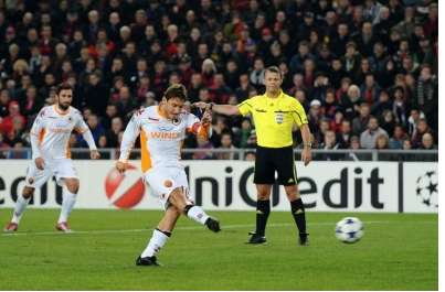 Totti et l&rsquo;effet violet