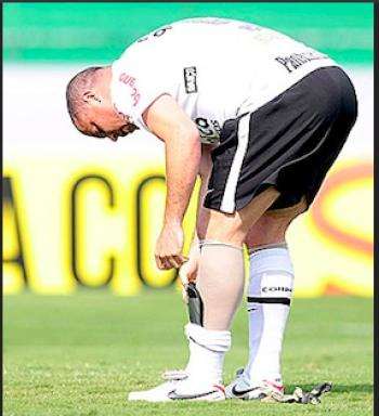 Ronaldo et les chaussettes de contention