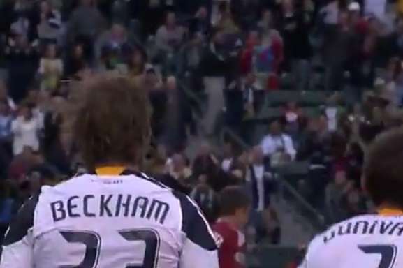 Video : Beckham score, LA enchaîne