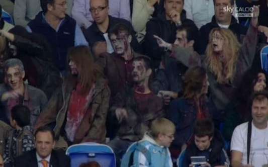 Photo: des zombies à l&rsquo;Olimpico