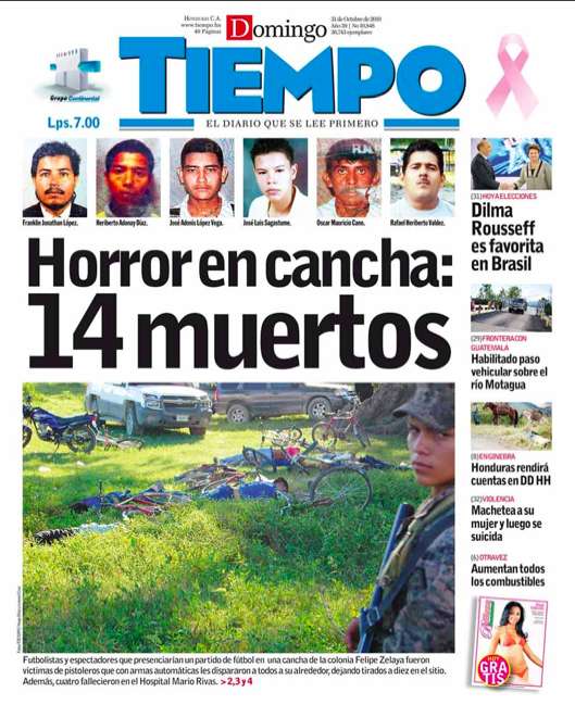 Match tragique au Honduras : 14 morts