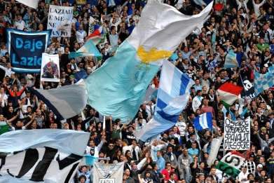 Les ultras de la Lazio se distinguent