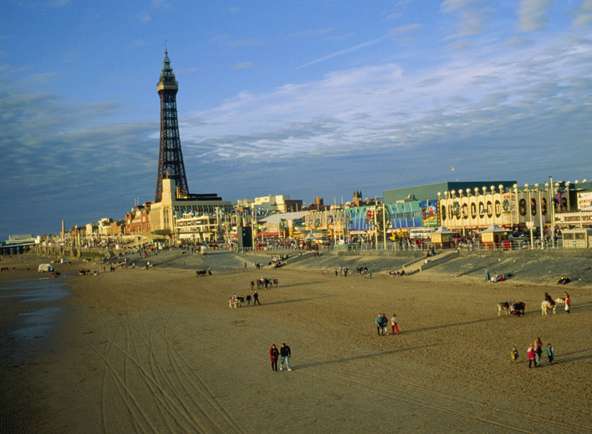 Blackpool à la plage
