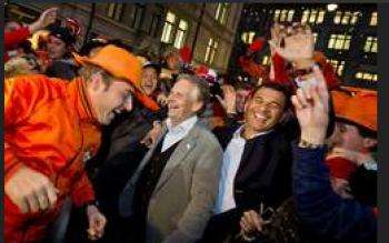 Happening pour la candidature belgo-hollandaise