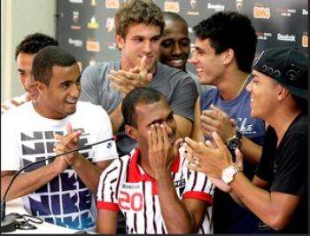 Richarlyson, larmes d&rsquo;adieu