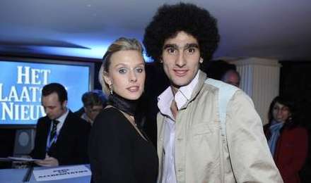 Fellaini au concours Miss Belgique