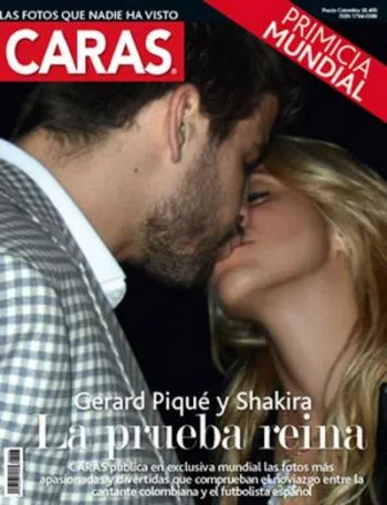 Photo : Le baiser Piqué-Shakira