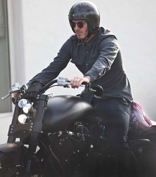 Photo : Beckham, chevalier noir