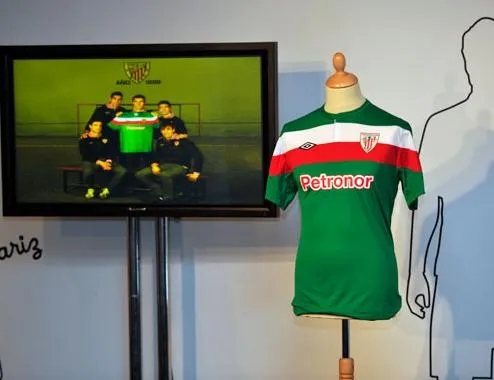 Photo: le nouveau maillot de Bilbao