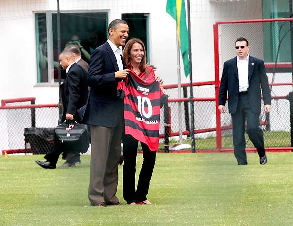 Photo : Obama flamenguista