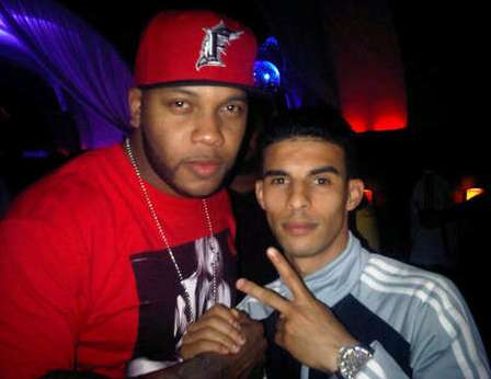Photo : Boussoufa et Flo Rida