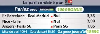 Pronos du jour : Gagnez 1859 € !