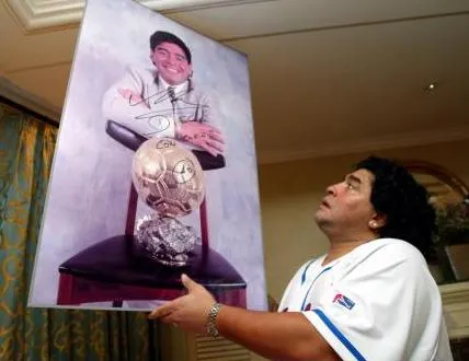 Maradona, son Ballon d&rsquo;Or fondu