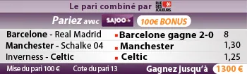 Pronos du jour : Gagnez 1300 € !