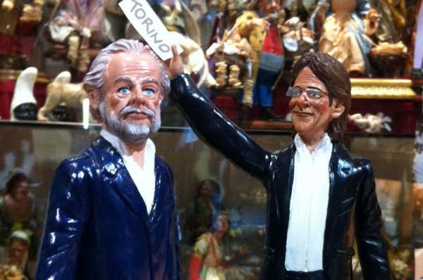 Photo : Mazzarri en statuette