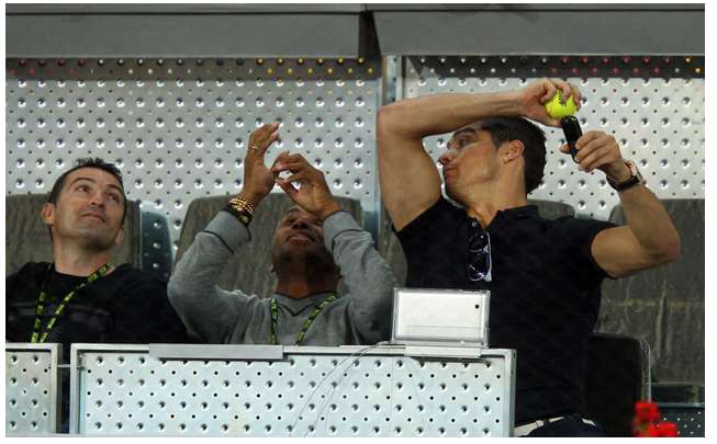 Photo : Cristiano fan de Nadal