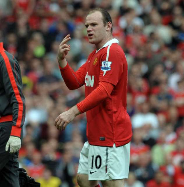 Photo : Les doigts de Rooney