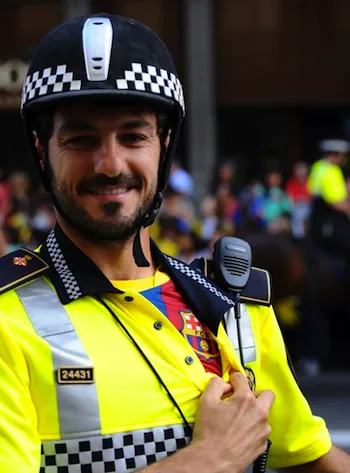 Photo: Même les policiers…