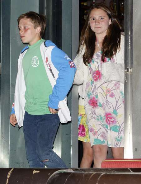 Le fils Beckham a une meuf