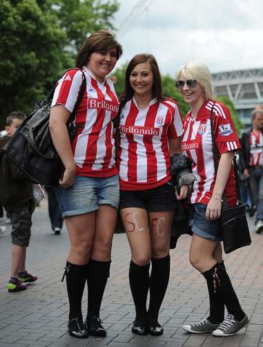 Photo : Les fans de Stoke City sont prêtes