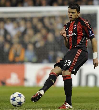 Thiago Silva discute avec le Barça
