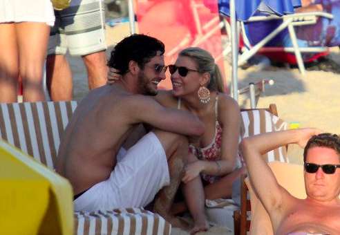 Photo : Pato et Barbara à la plage