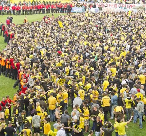 Course-poursuite à Dortmund