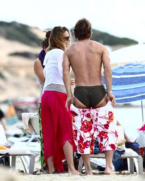 Photo : Totti en maillot de bain