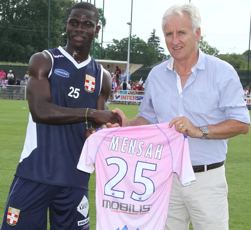 Photo : Mensah à Evian