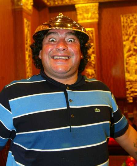 Accident de voiture pour Maradona