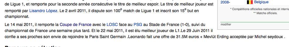 Wikipedia : Hazard au PSG