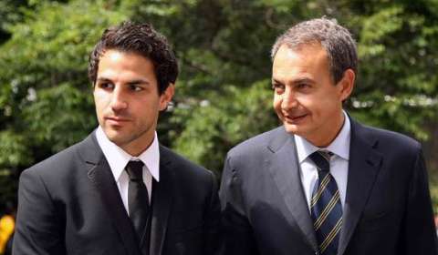 Photo : Fabregas & Zapatero