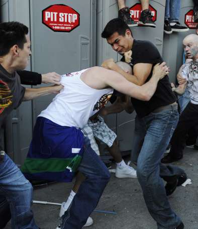 Bagarre entre Levante et Breda