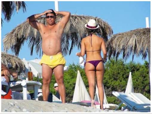 Photo : (G)Ronaldo en vacances