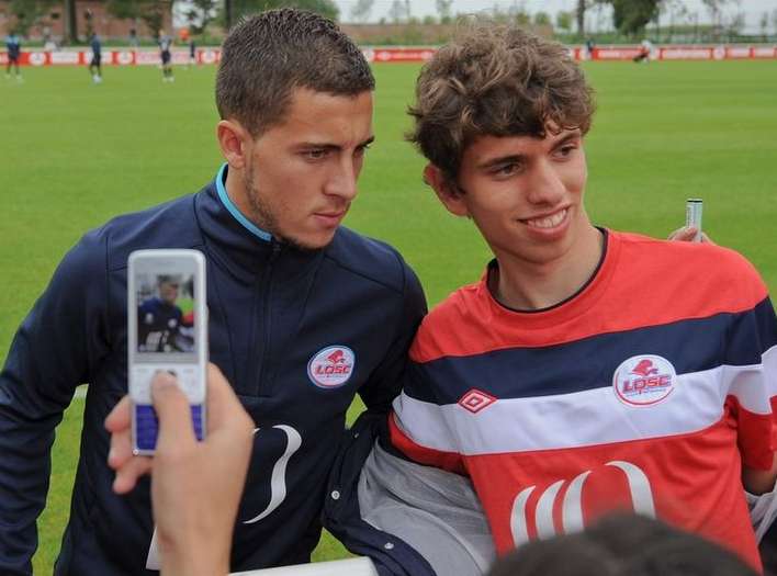 Photo: Eden Hazard et ses fans