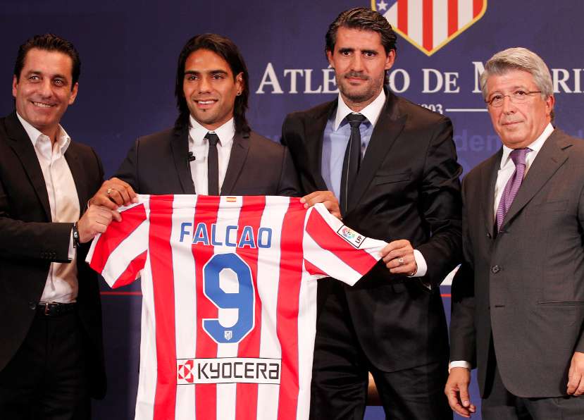 Photo : Falcao à l&rsquo;Atletico Madrid