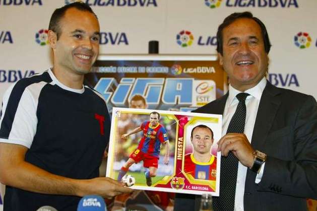 Photo : Iniesta comme Mark Landers