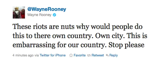 Photo: Rooney vous demande de vous arrêter