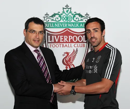Photo : José Enrique à Liverpool