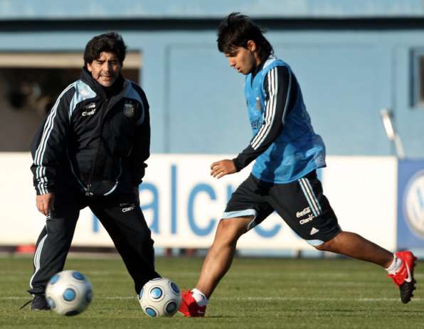 Maradona ravi pour son gendre