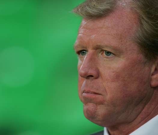 Steve McClaren en colère
