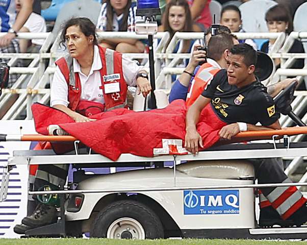 Alexis Sanchez absent deux mois