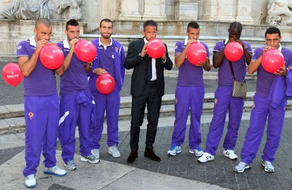 Photo : La Fiorentina gonflée