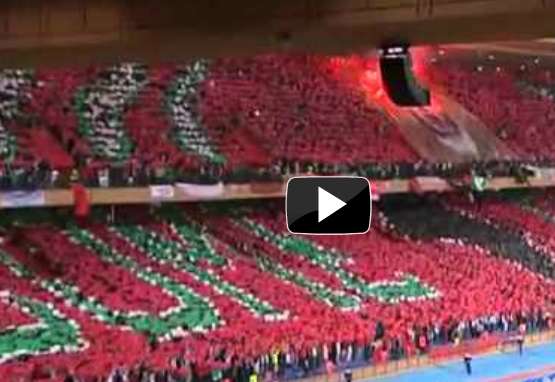 Video : Un tifo de folie au Maroc
