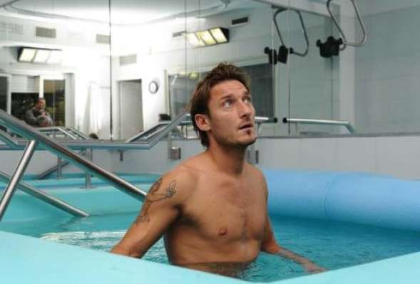 Photo : Totti se met bien