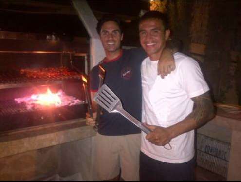 Photo : Le barbecue d’Arteta