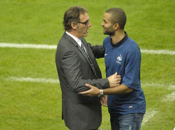 Photo : Tony Parker et Laurent Blanc