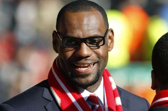 Photo : LeBron James à Anfield