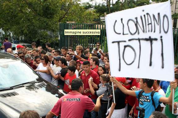 Photo : Une fête pour Totti